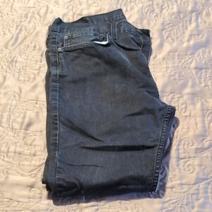 Levi's 512 36x32 Black Denim Jeans